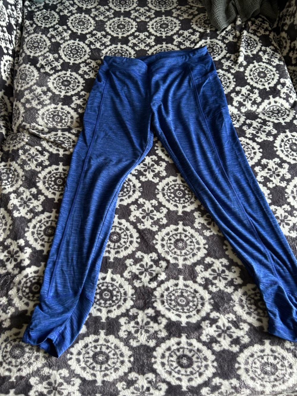 Lands’ End Blue Athletic Leggings